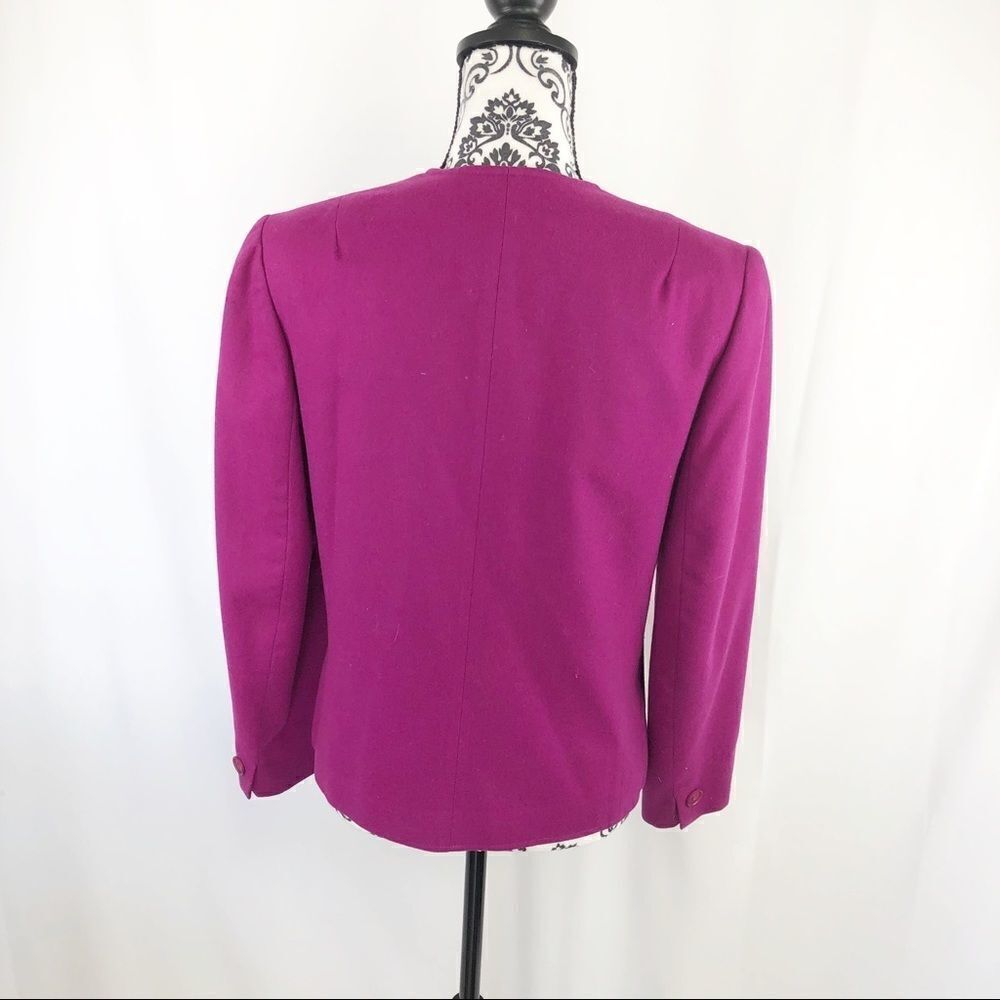 Pendleton Wool Button Down Cropped Jacket - image 4